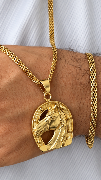 Cadena China + Dije Herradura (PULSERA GRATIS)