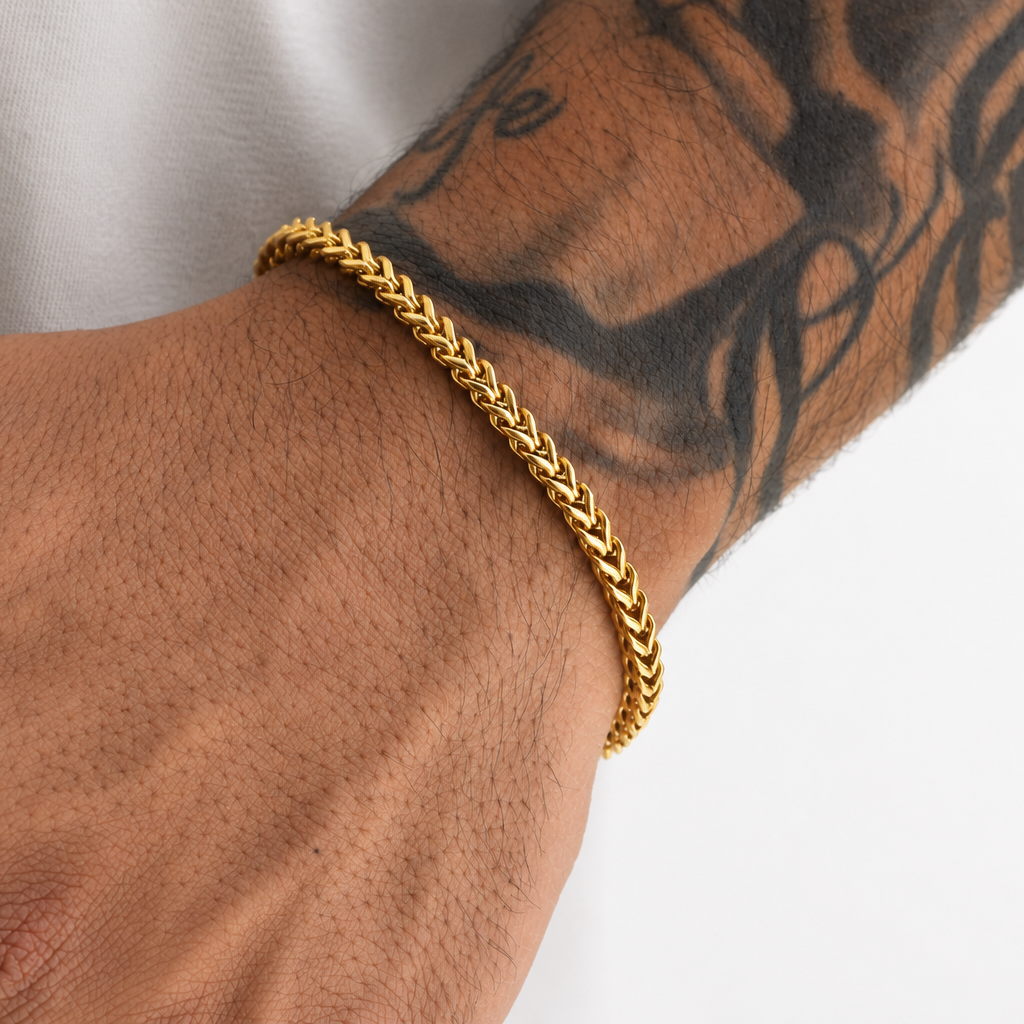 Cadena Franco + Dije León (PULSERA GRATIS)